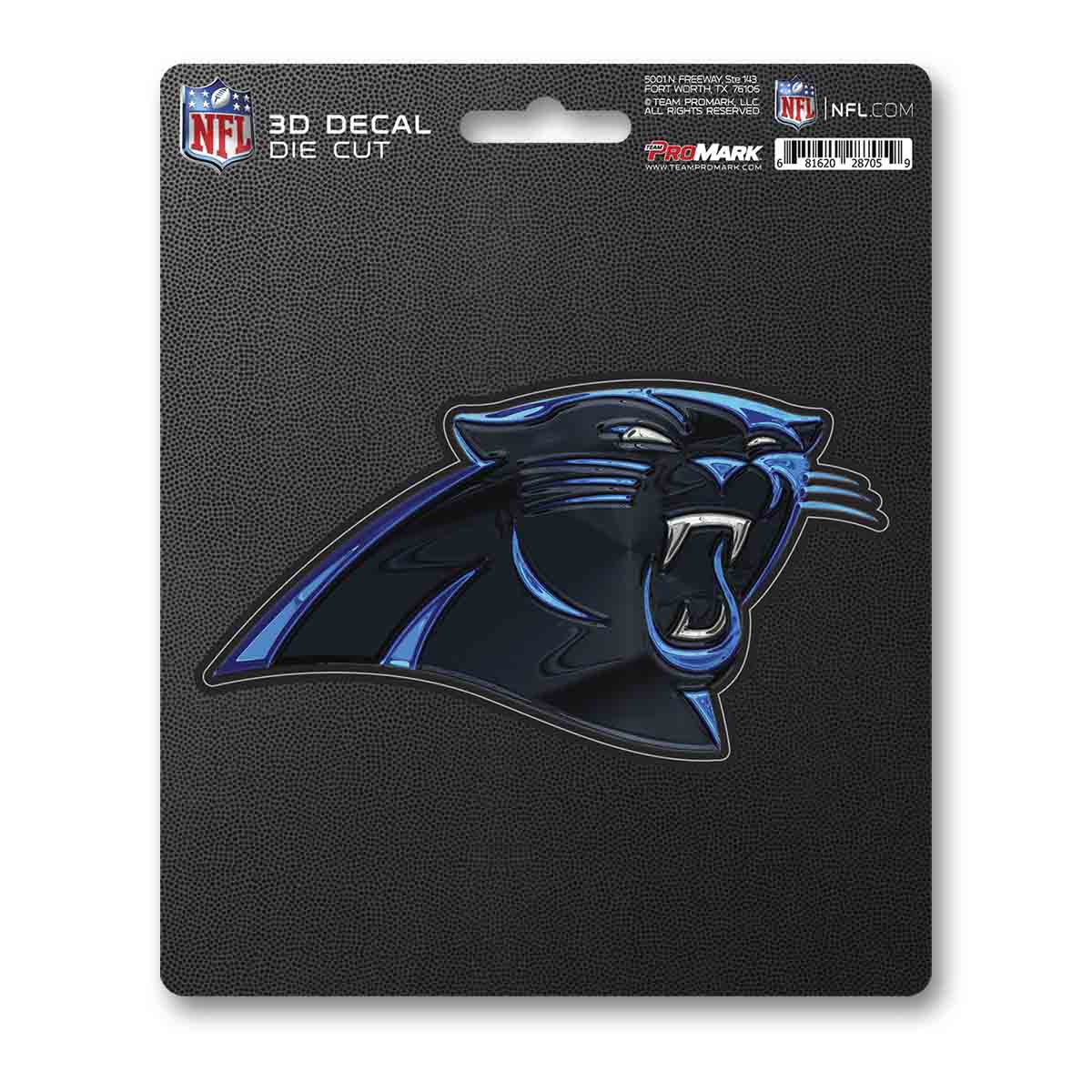 Carolina Panthers 3D Decal Sticker - Carolina Panthers