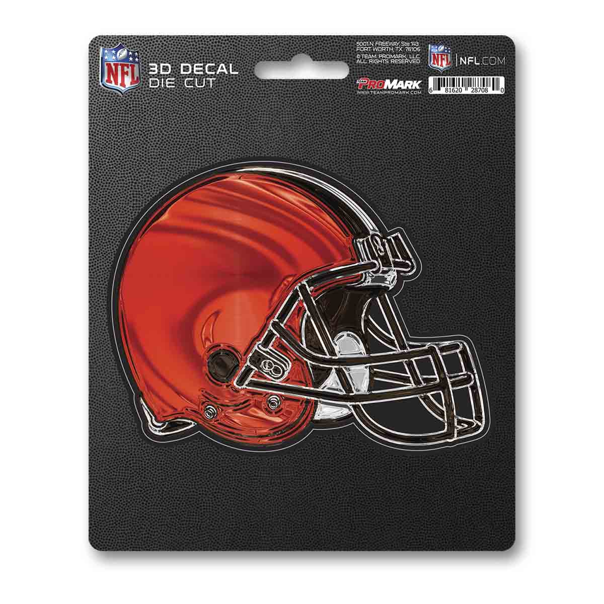 Cleveland Browns 3D Decal Sticker - Cleveland Browns