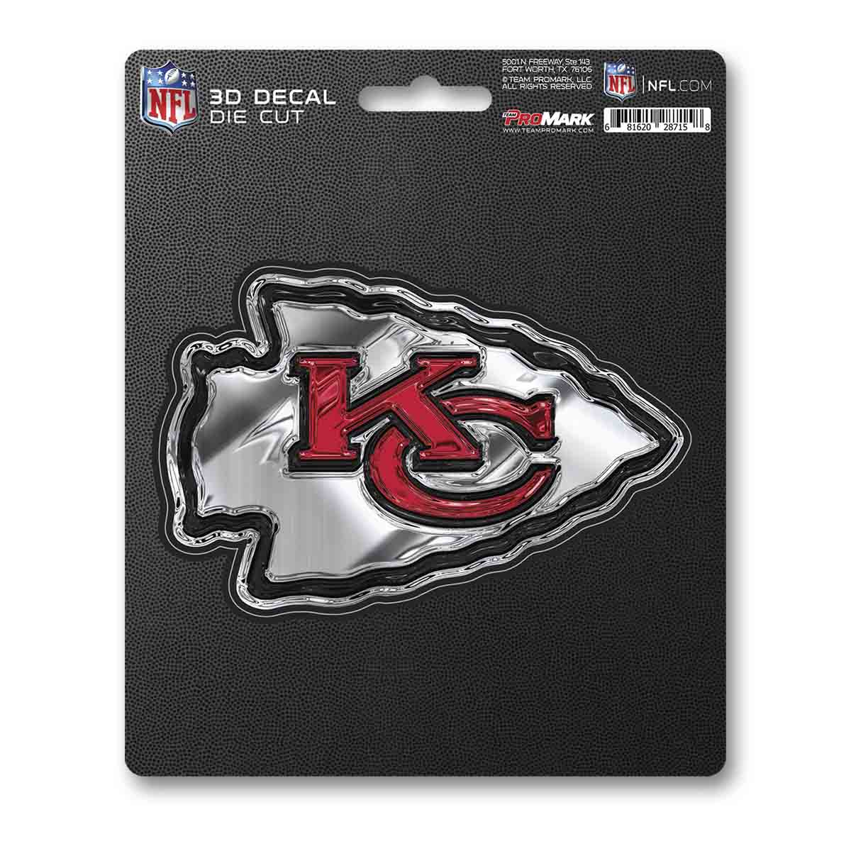 Kansas City Chiefs 3D Decal Sticker