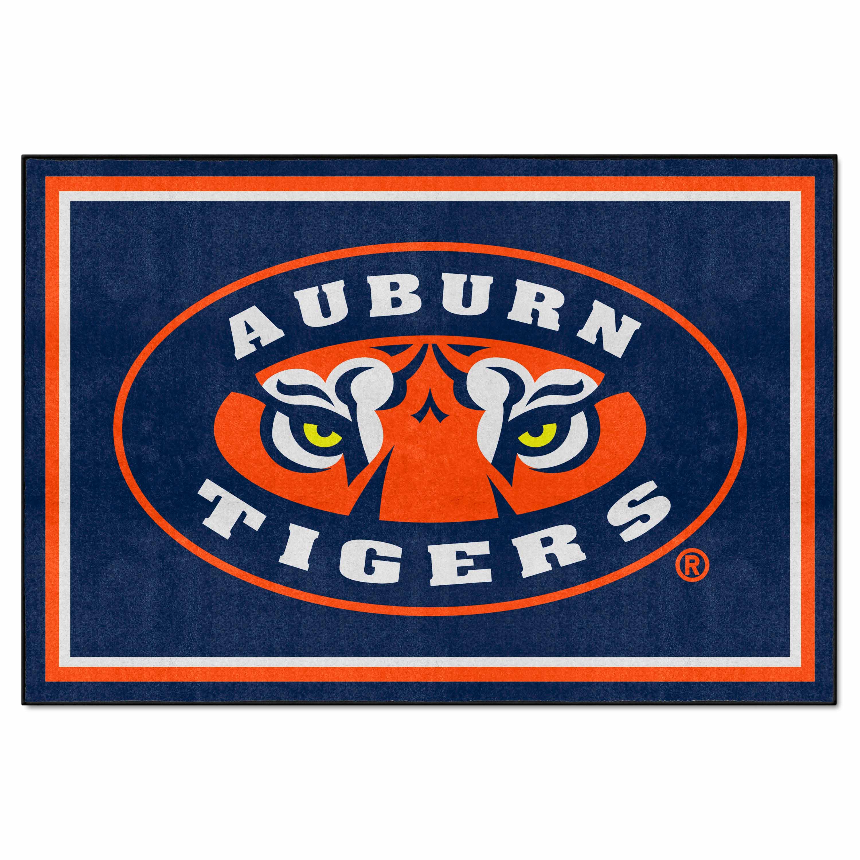 Auburn Tigers 5ft. x 8 ft. Plush Area Rug, Tiger