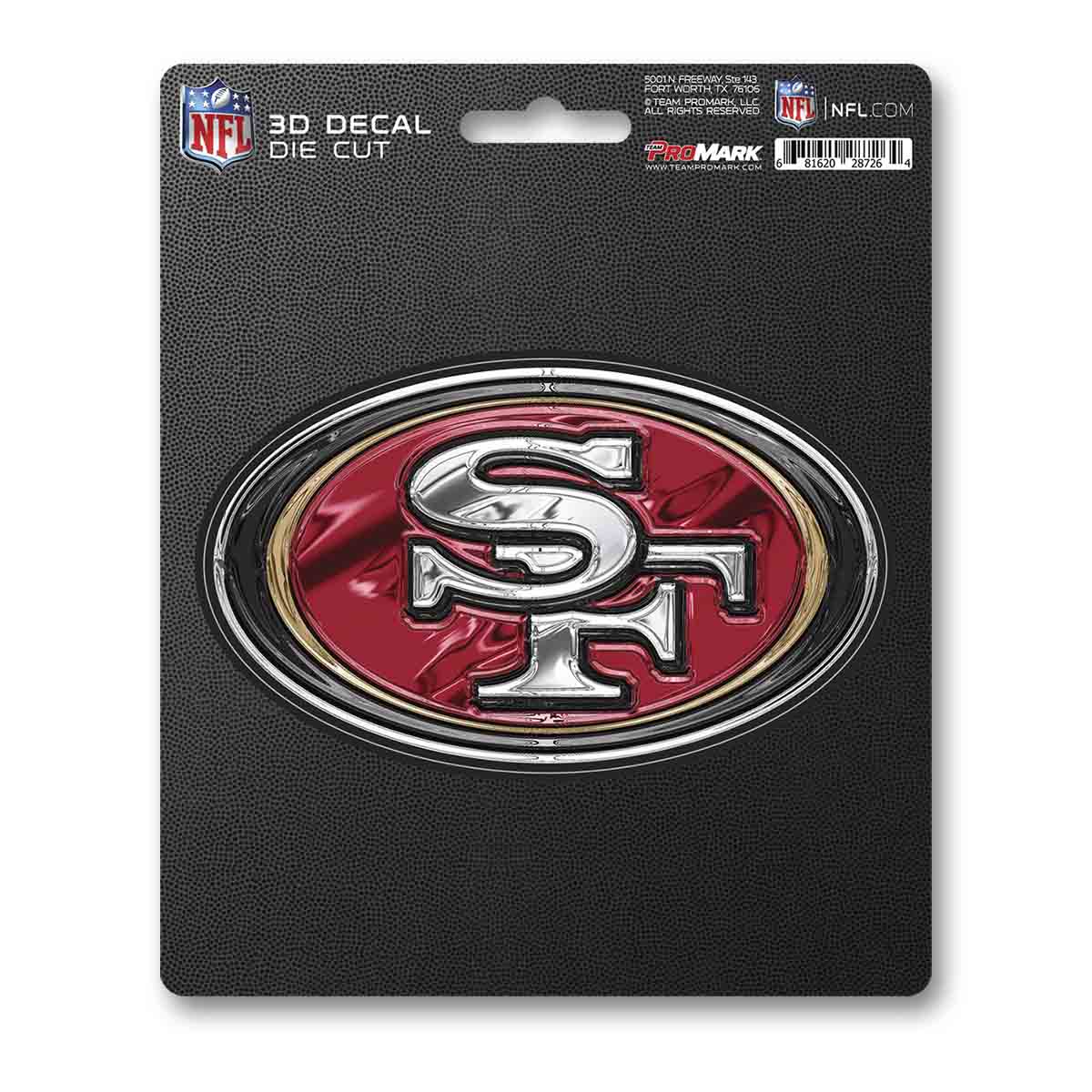 San Francisco 49ers 3D Decal Sticker