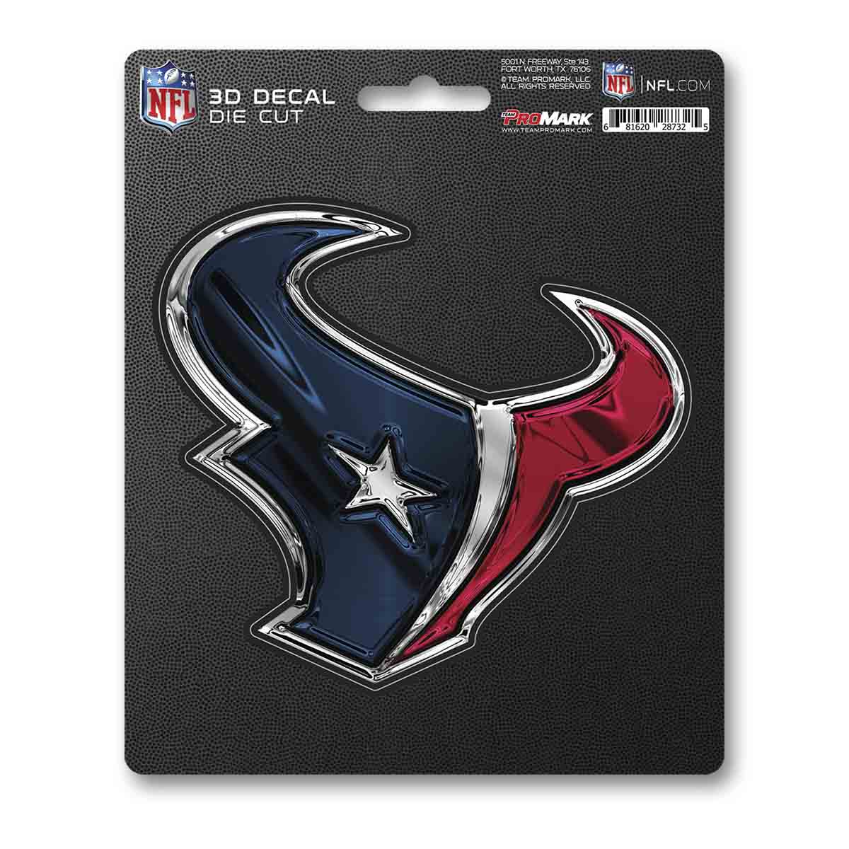 Houston Texans 3D Decal Sticker - Houston Texans