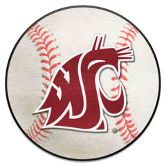 Washington State Cougars Baseball Rug - 27in. Diameter