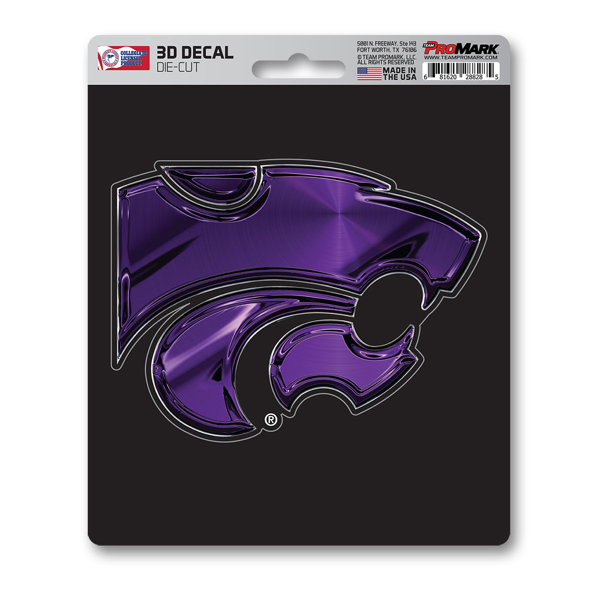 Kansas State Wildcats 3D Decal Sticker