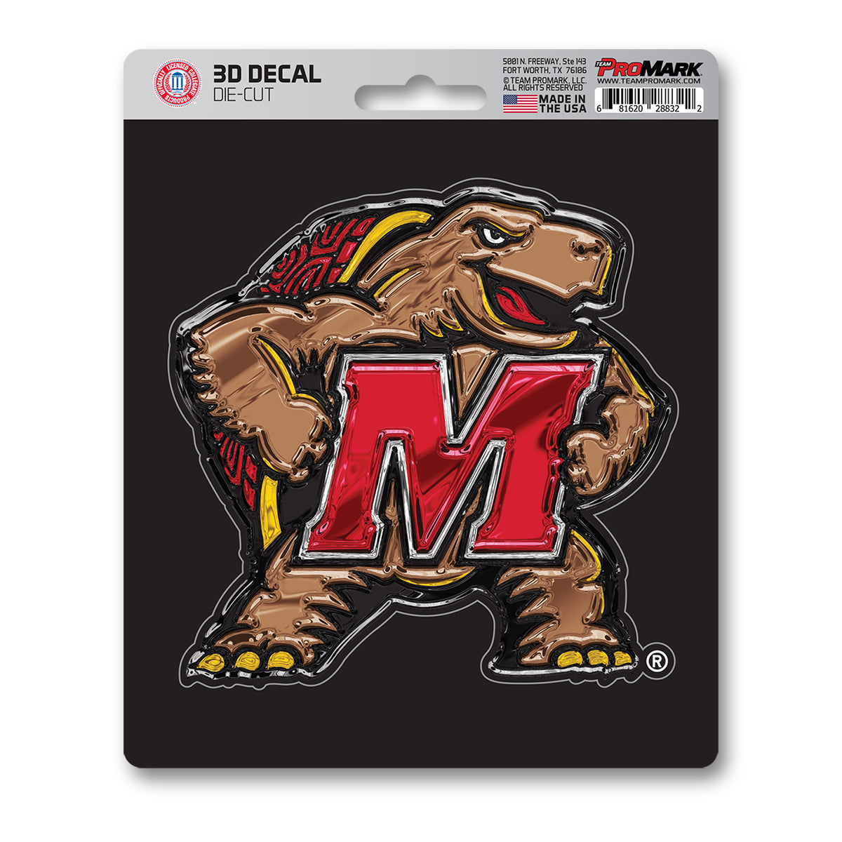 Maryland Terrapins 3D Decal Sticker