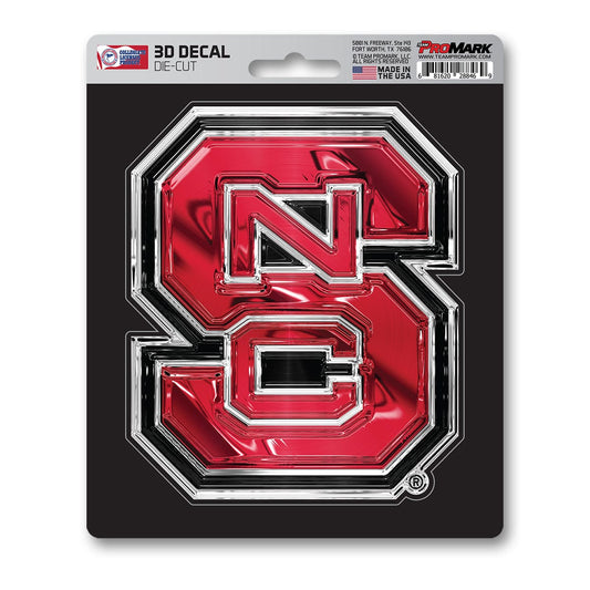 NC State Wolfpack 3D Decal Sticker - NC State