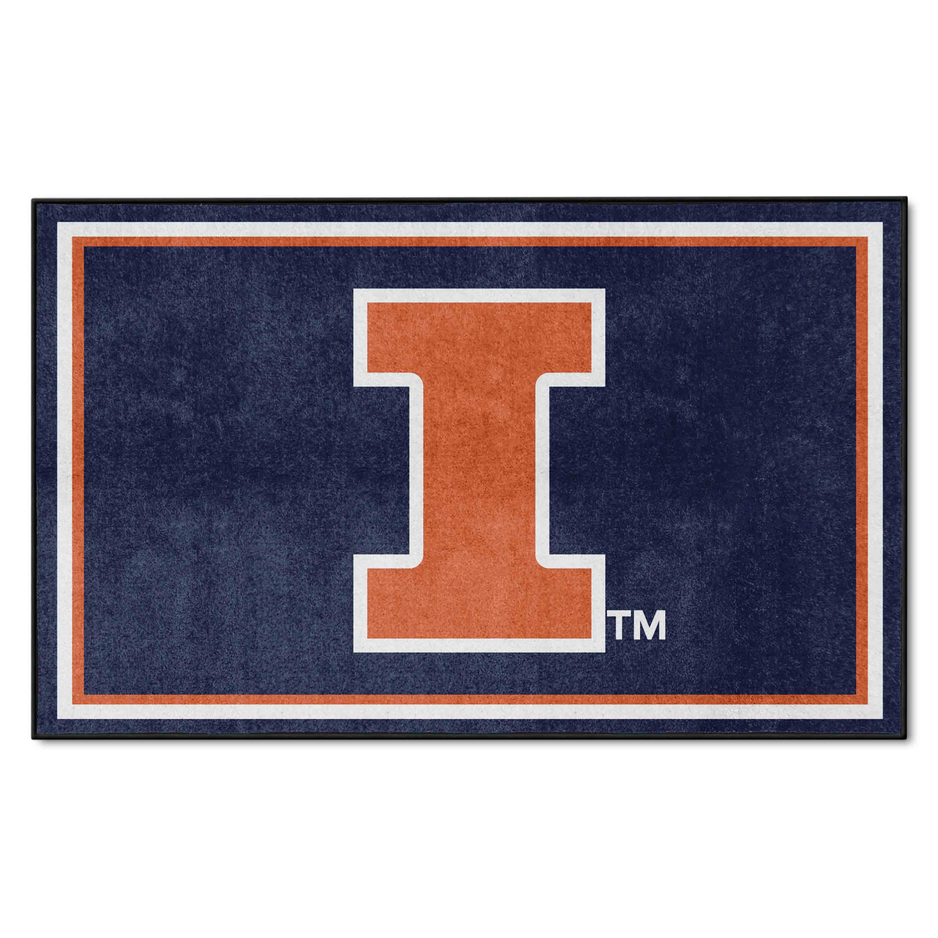 Illinois Illini 4ft. x 6ft. Plush Area Rug