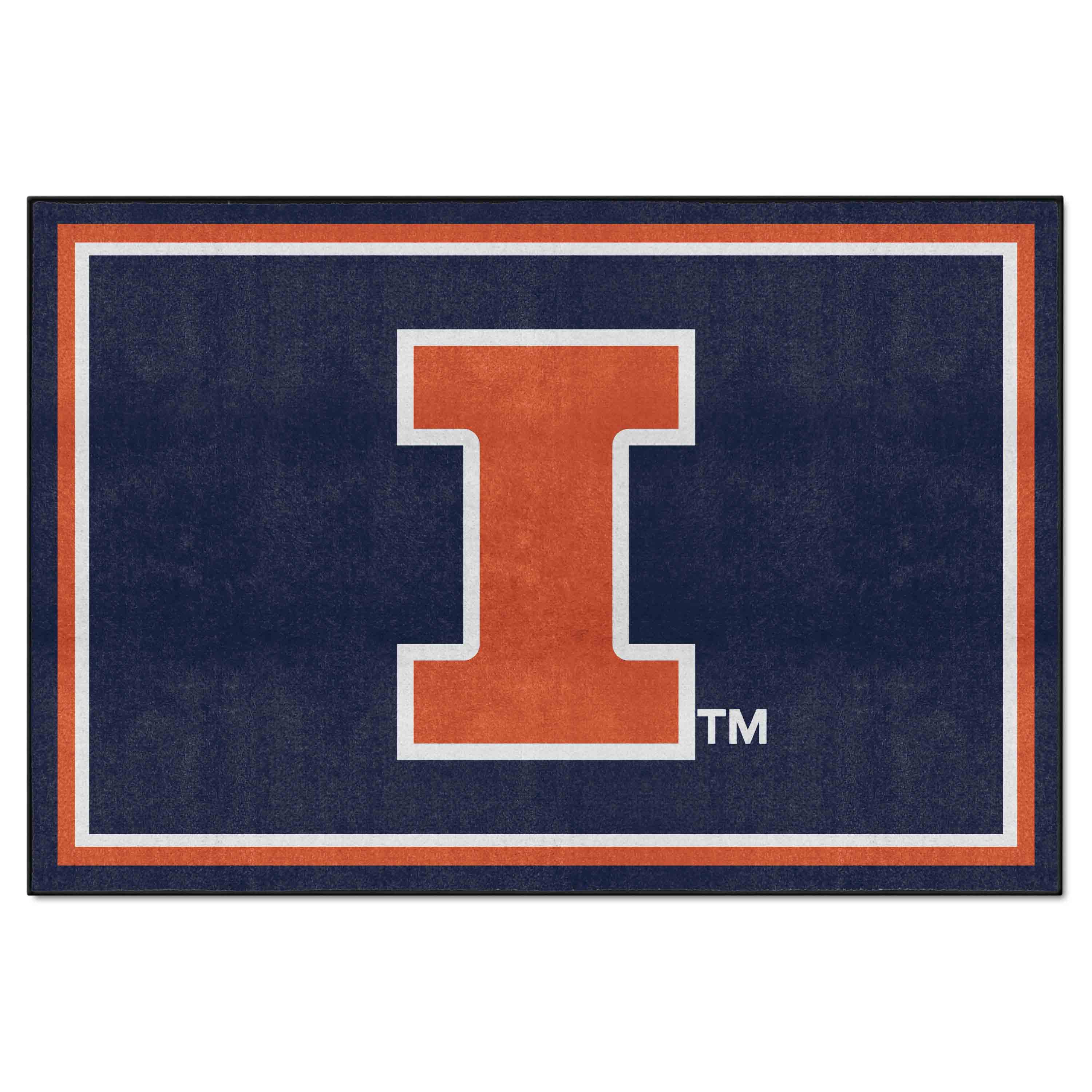 Illinois Illini 5ft. x 8 ft. Plush Area Rug