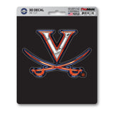 Virginia Cavaliers 3D Decal Sticker