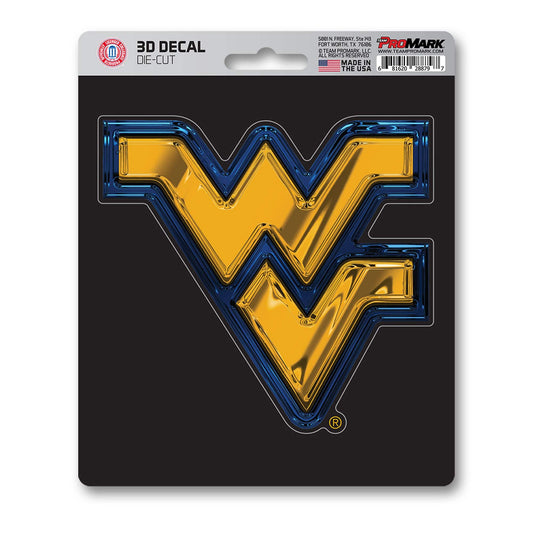 West Virginia Mountaineers 3D Decal Sticker