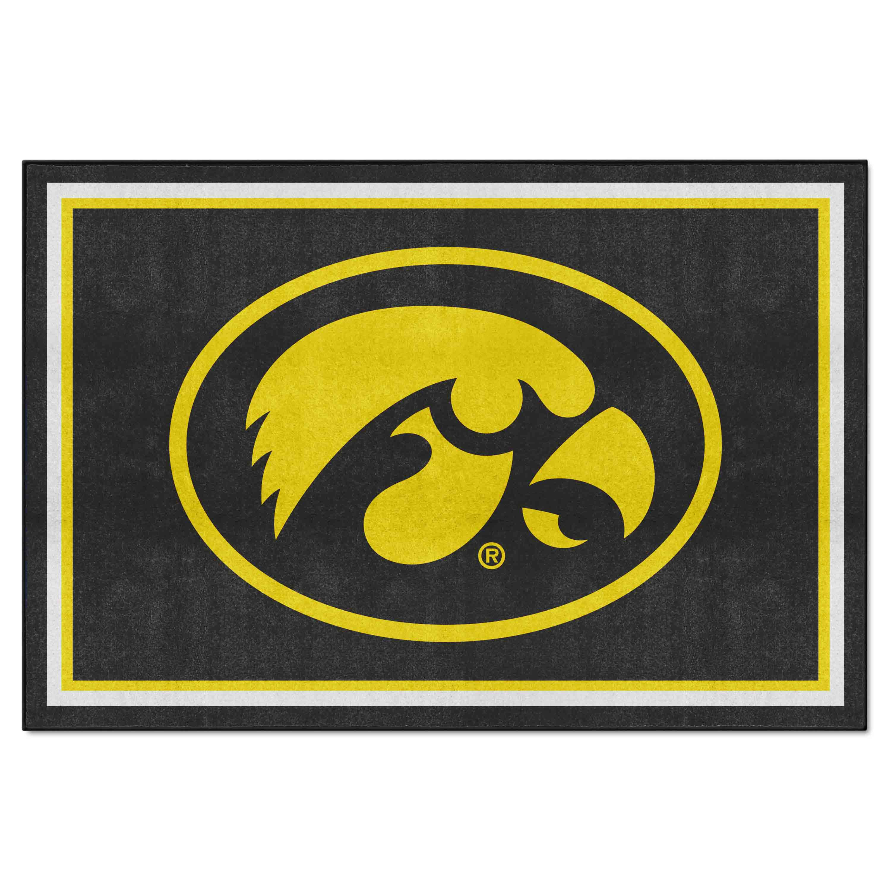 Iowa Hawkeyes 5ft. x 8 ft. Plush Area Rug