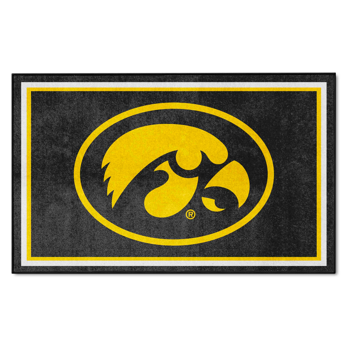 Iowa Hawkeyes 4ft. x 6ft. Plush Area Rug