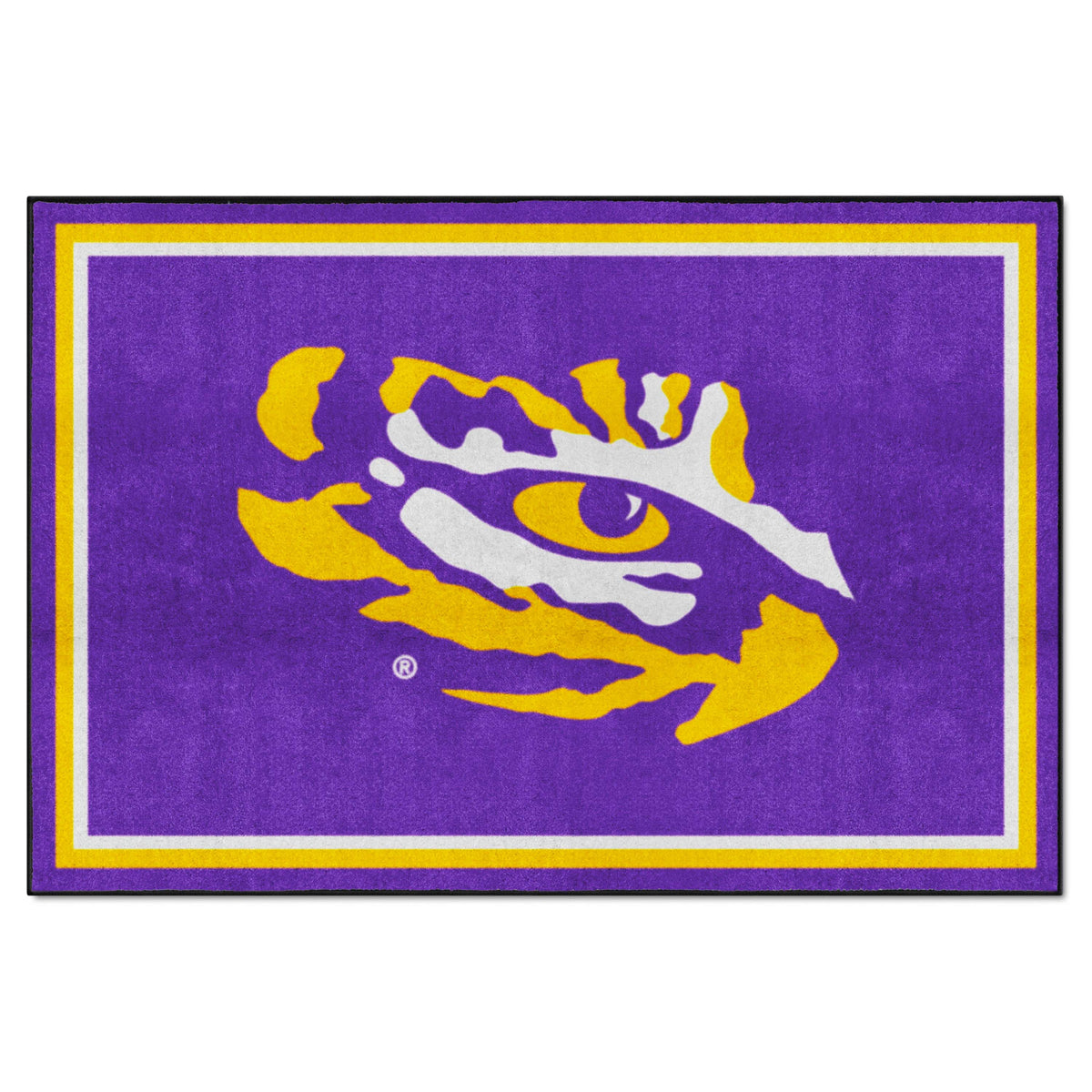 LSU Tigers 5ft. x 8 ft. Plush Area Rug