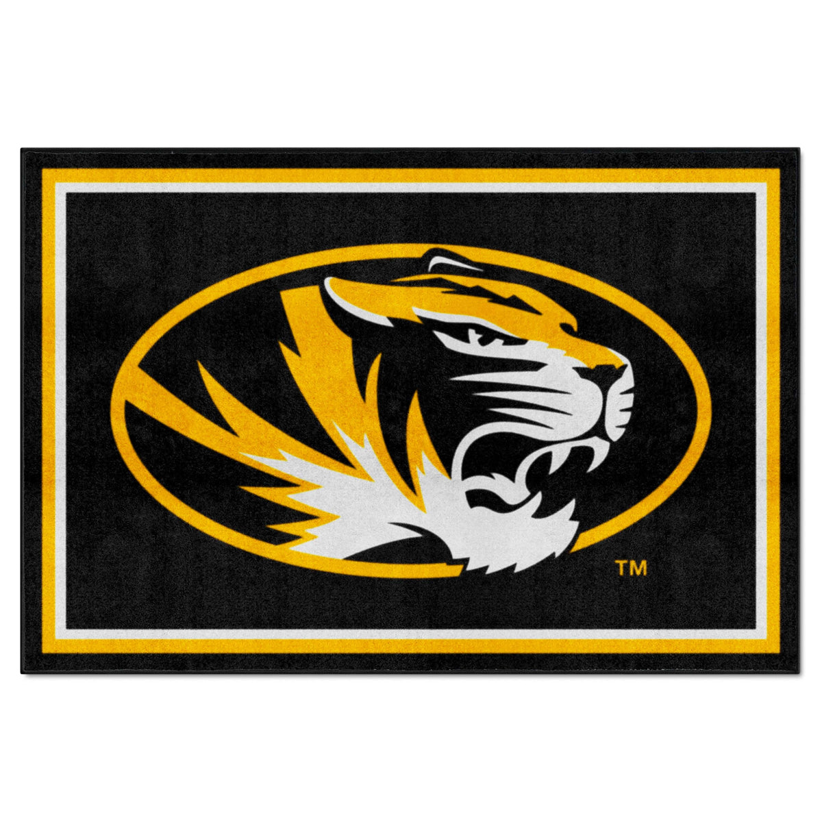 Missouri Tigers 5ft. x 8 ft. Plush Area Rug