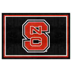 NC State Wolfpack 5ft. x 8 ft. Plush Area Rug, NSC Logo - NC State