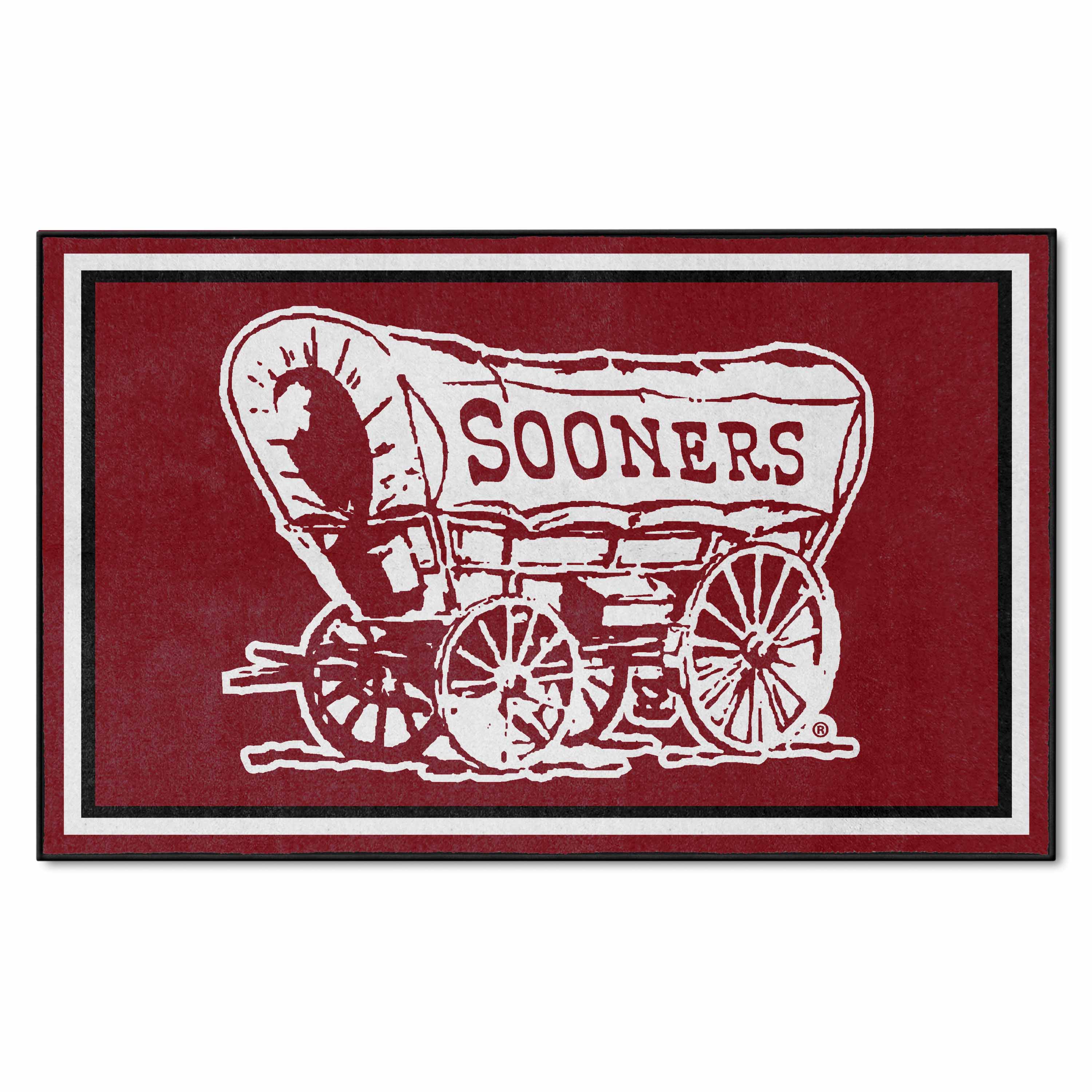 Oklahoma Sooners 4ft. x 6ft. Plush Area Rug - Oklahoma