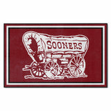 Oklahoma Sooners 4ft. x 6ft. Plush Area Rug