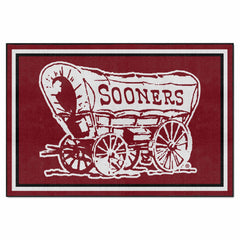 Oklahoma Sooners 5ft. x 8 ft. Plush Area Rug - Oklahoma