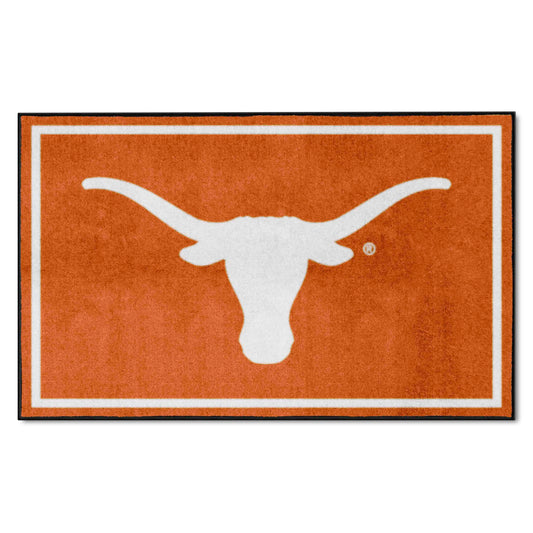 Texas Longhorns 4ft. x 6ft. Plush Area Rug