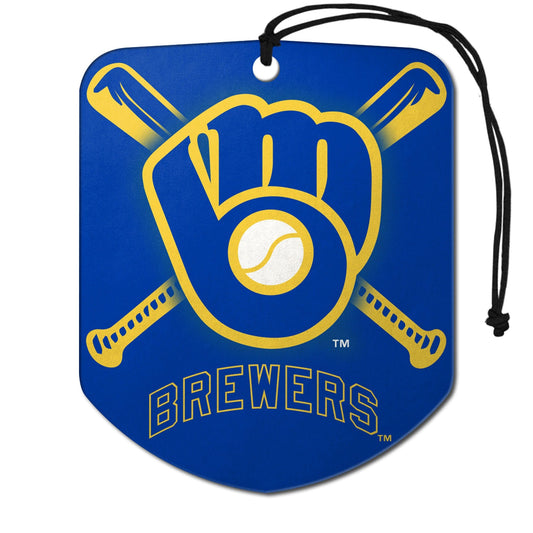 Milwaukee Brewers 2 Pack Air Freshener - Milwaukee Brewers