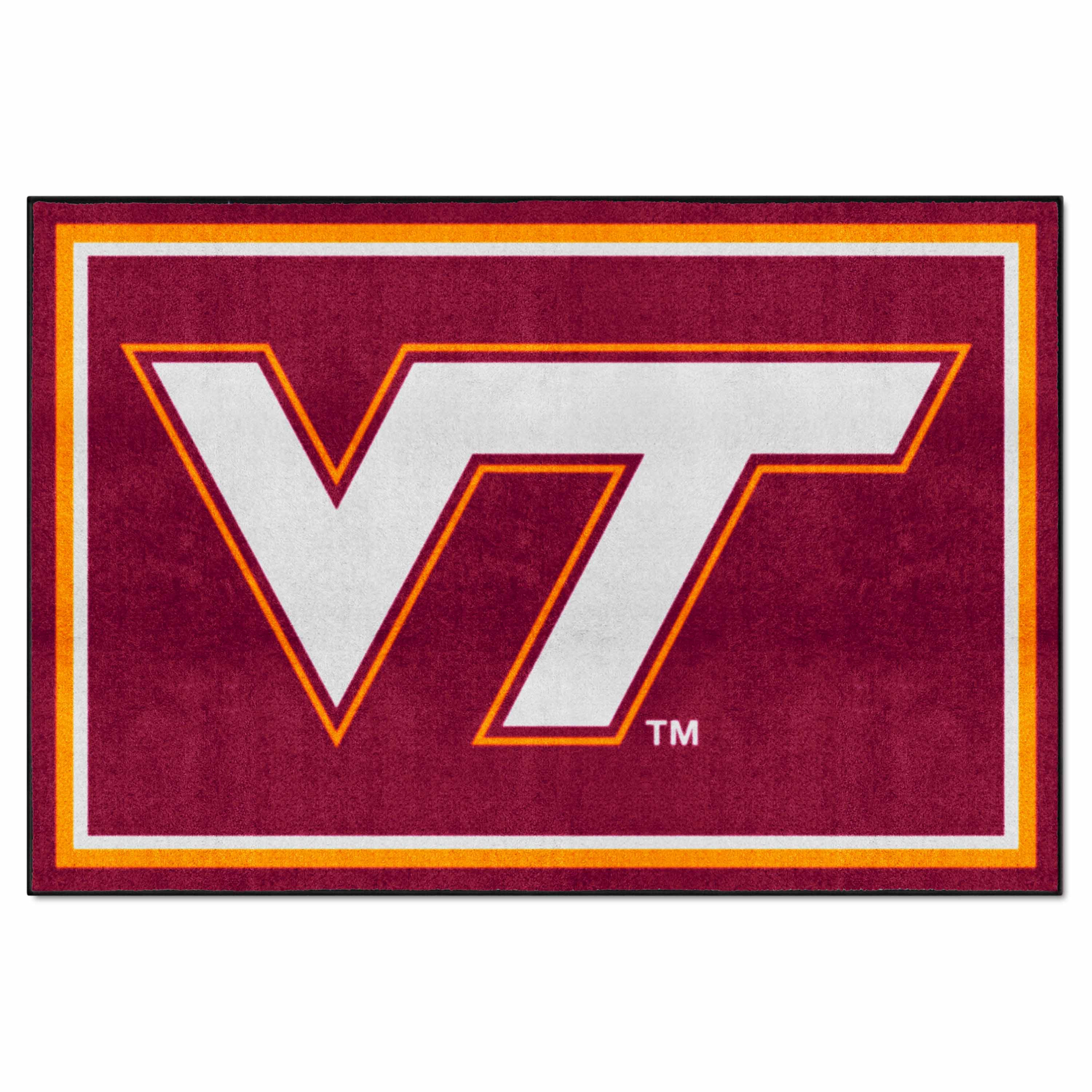 Virginia Tech Hokies 5ft. x 8 ft. Plush Area Rug