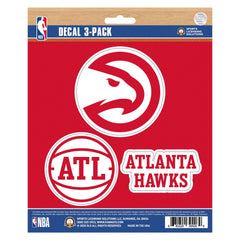 Atlanta Hawks 3 Piece Decal Sticker Set - Atlanta Hawks