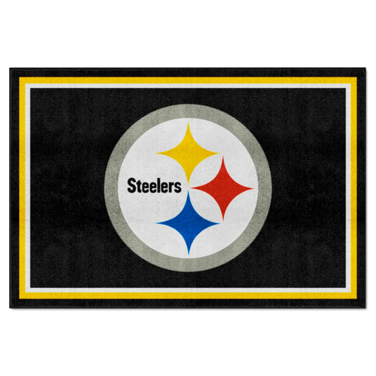 Pittsburgh Steelers 5ft. x 8 ft. Plush Area Rug