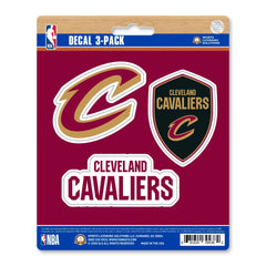 Cleveland Cavaliers 3 Piece Decal Sticker Set - Cleveland Cavaliers