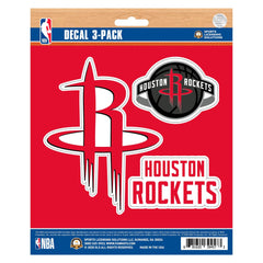 Houston Rockets 3 Piece Decal Sticker Set - Houston Rockets