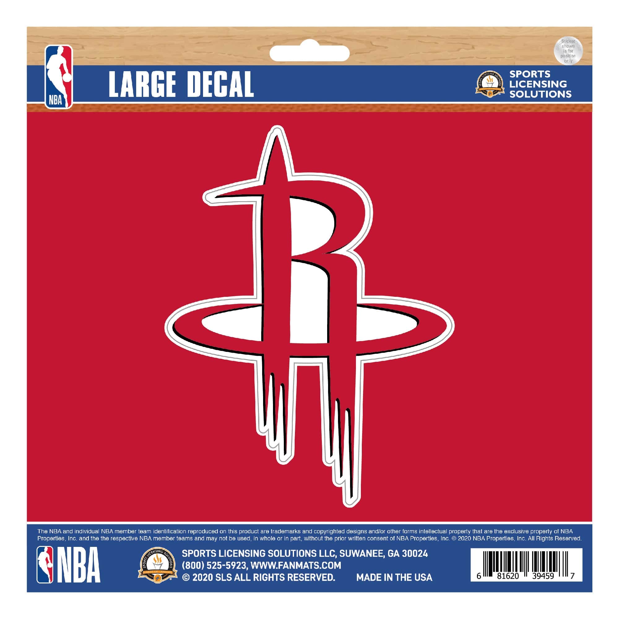 Houston Rockets Large Decal Sticker - Houston Rockets