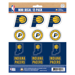 Indiana Pacers 12 Count Mini Decal Sticker Pack