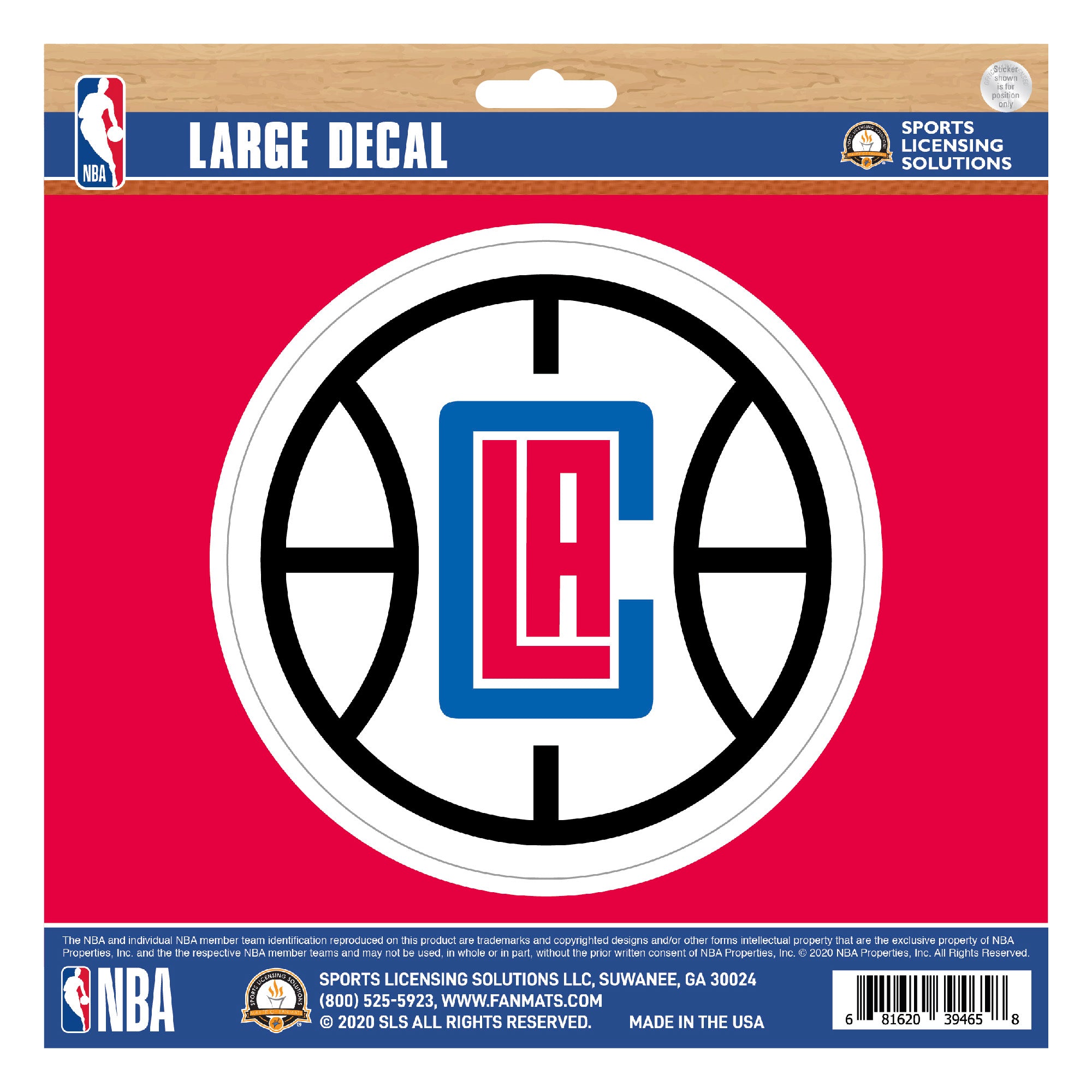 Los Angeles Clippers Large Decal Sticker