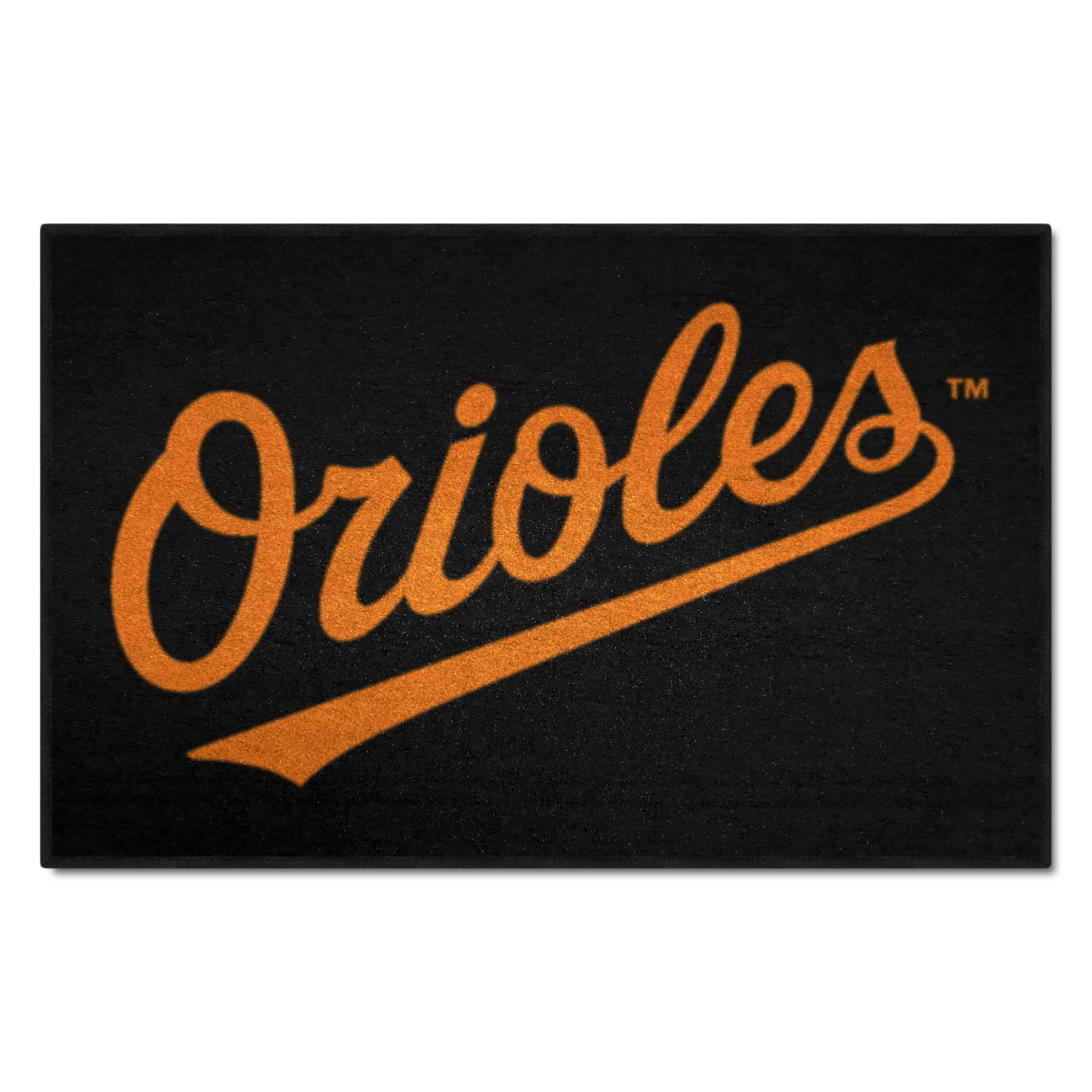 Baltimore Orioles Starter Mat Accent Rug - 19in. x 30in. "Orioles" Logo - Baltimore Orioles