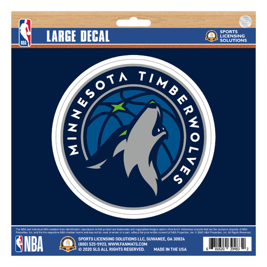 Minnesota Timberwolves Large Decal Sticker