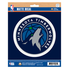 Minnesota Timberwolves Matte Decal Sticker