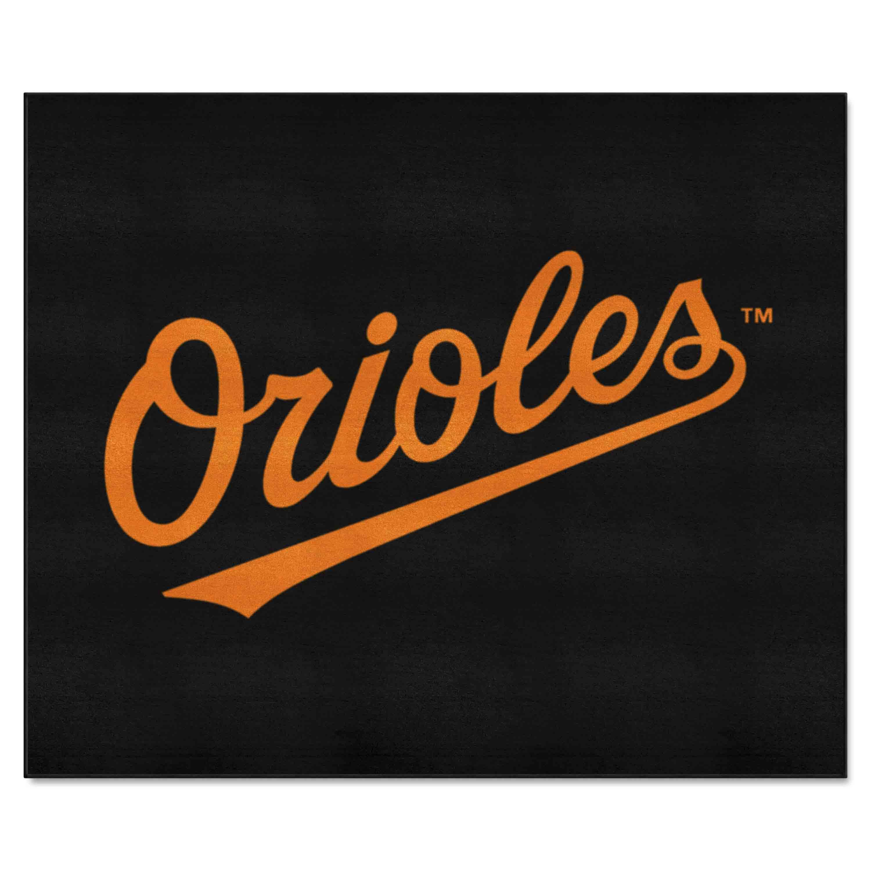 Baltimore Orioles Tailgater Rug - 5ft. x 6ft. "Orioles" Logo - Baltimore Orioles