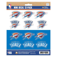 Oklahoma City Thunder 12 Count Mini Decal Sticker Pack