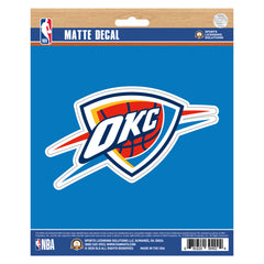 Oklahoma City Thunder Matte Decal Sticker