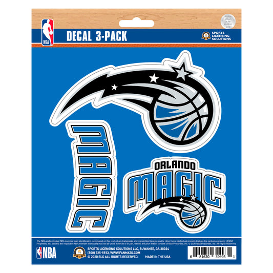 Orlando Magic 3 Piece Decal Sticker Set