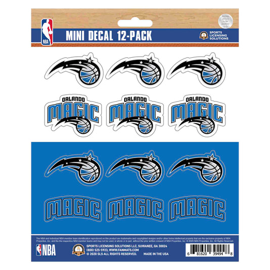 Orlando Magic 12 Count Mini Decal Sticker Pack