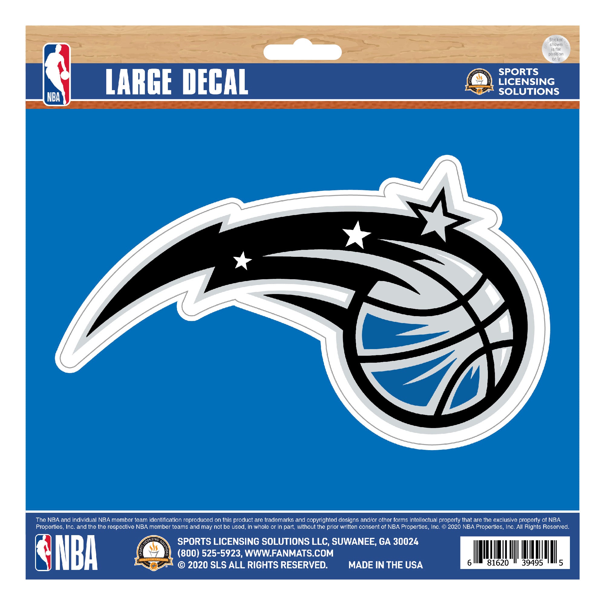 Orlando Magic Large Decal Sticker