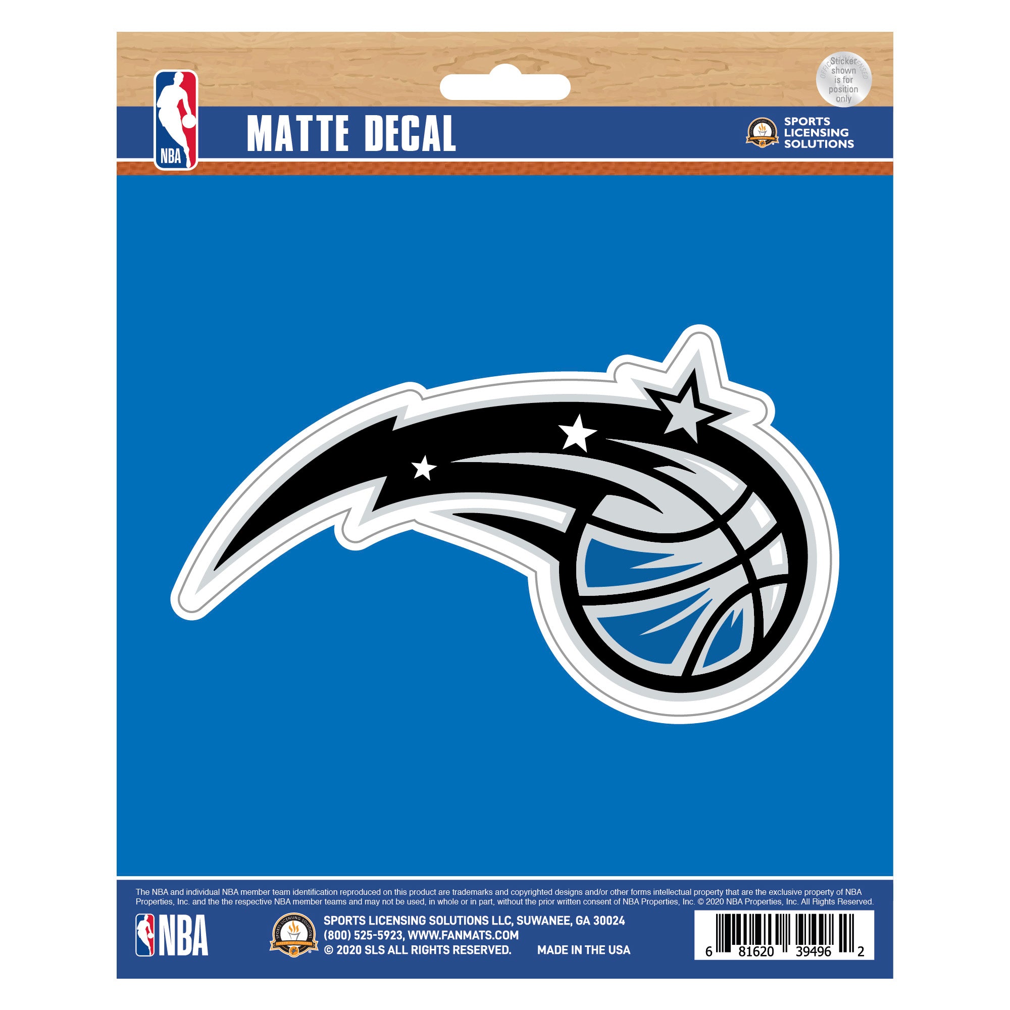 Orlando Magic Matte Decal Sticker