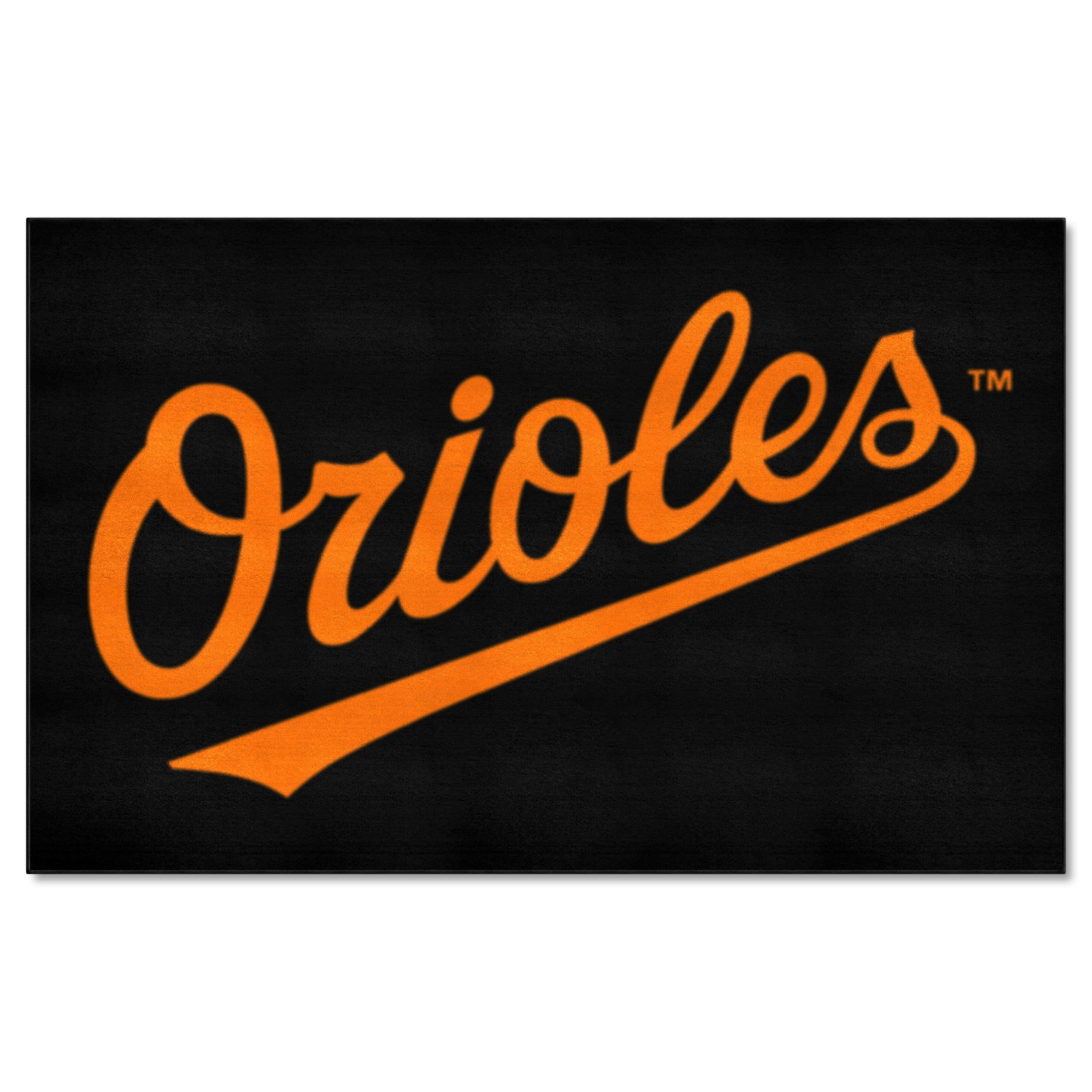 Baltimore Orioles Ulti-Mat Rug - 5ft. x 8ft. "Orioles" Logo - Baltimore Orioles