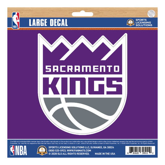 Sacramento Kings Large Decal Sticker