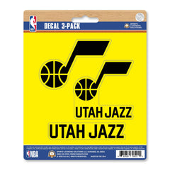 Utah Jazz 3 Piece Decal Sticker Set