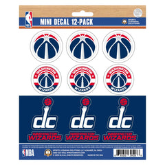 Washington Wizards 12 Count Mini Decal Sticker Pack