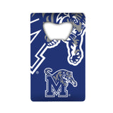 Memphis Tigers Credit Card Style Bottle Opener - 2” x 3.25