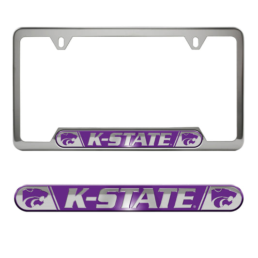 Marco para matrícula con relieve de Kansas State Wildcats, 6,25 x 12,25 pulgadas