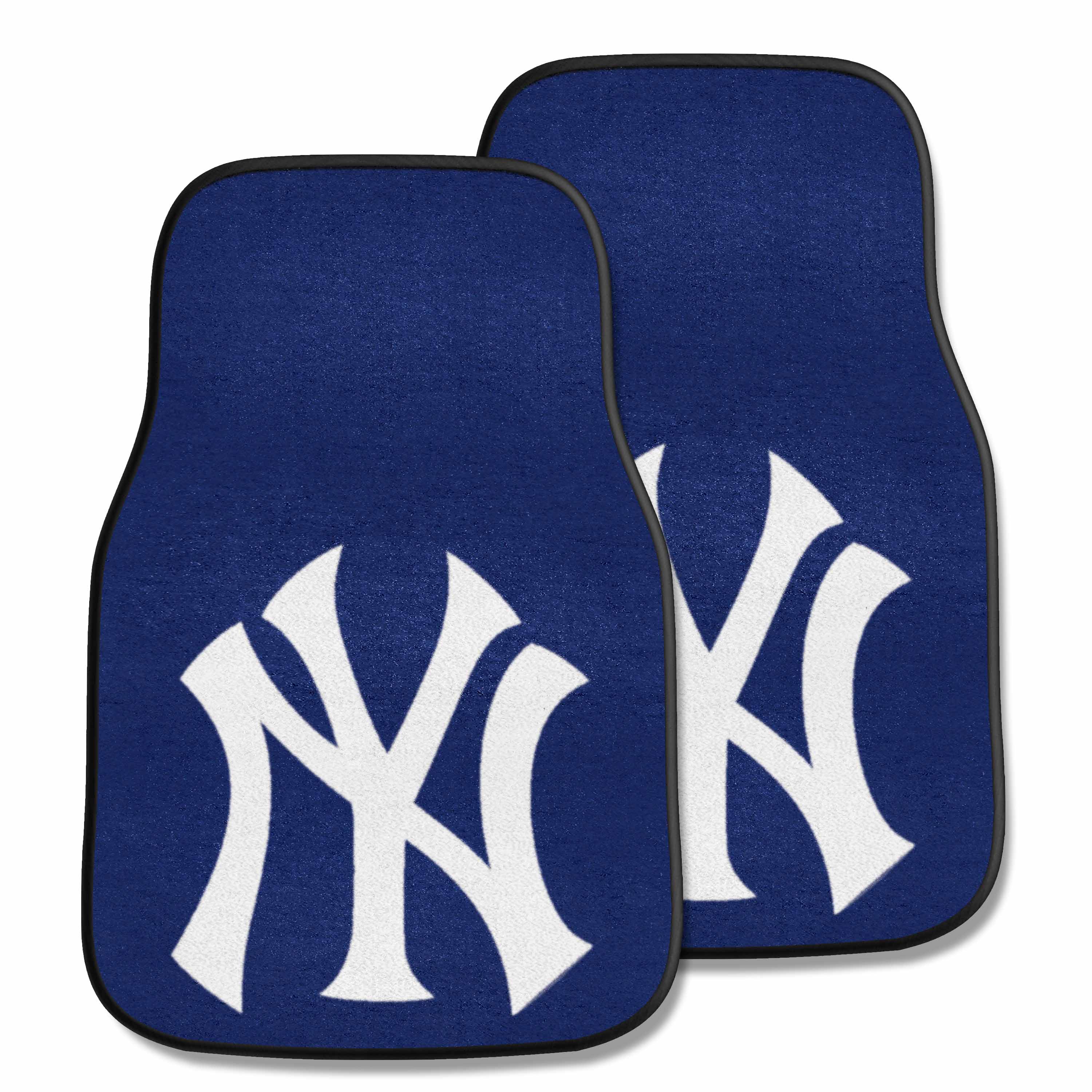 New York Yankees Front Carpet Car Mat Set - 2 Pieces - New York Yankees