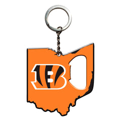 Cincinnati Bengals Keychain Bottle Opener